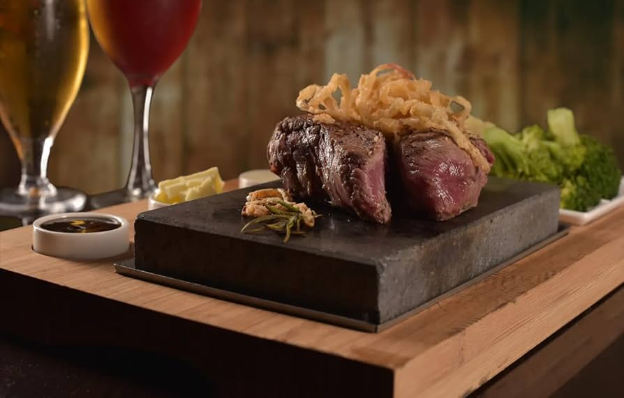The SteakStones Sizzling Starter Set